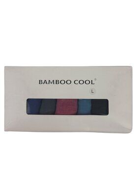 Bamboo Cool Mens Boxer Briefs 7-Pack Size L Multi-Color Breathable & Comfortable